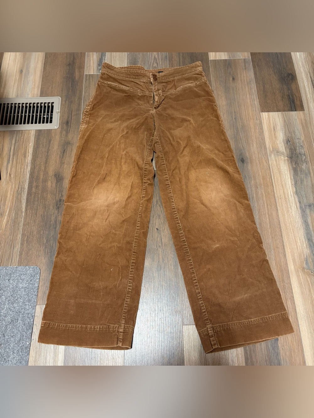REI Co-Op Women’s Size 6 Tan Orange Corduroy Hiking Outdoor Pants RN37249